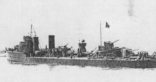 Spanish destroyer Almirante Antequera