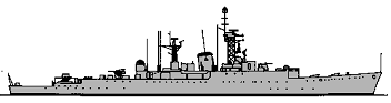 <i>nearly sister-ship </i>Relentless 1967 as Type 15
