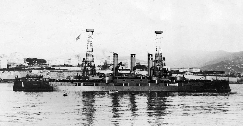 <i>Connecticut </i>at Genoa 1918