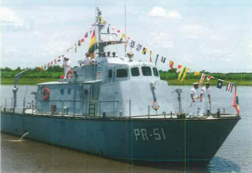 SANTA CRUZ DE LA SIERRA patrol boat 1985